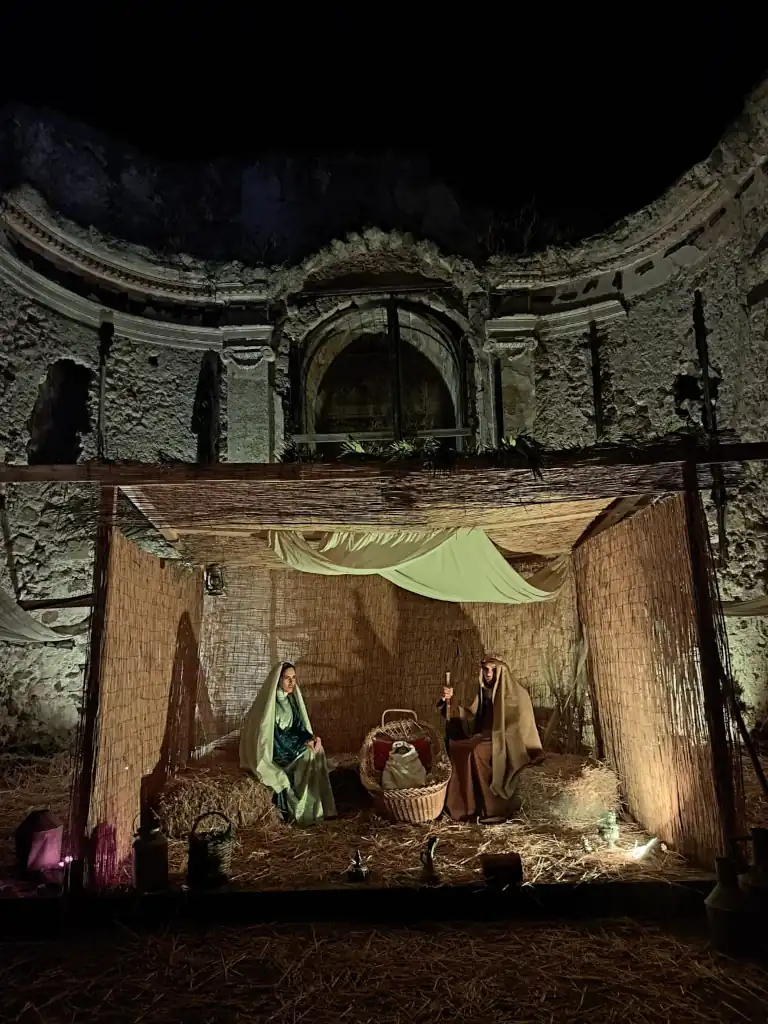 Presepe Vivente Enogastronomico a Vizzini, la Natività.